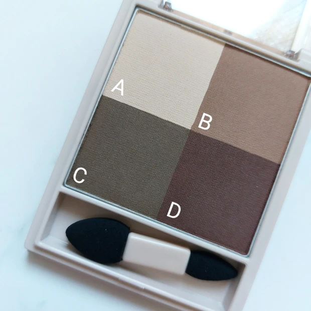 【ヴィセ ニュアンス マット クリエイター2色をスウォッチ！】透け感マットで立体的で上品な目元に。マット苦手さんこそ使ってみて♡_5_1