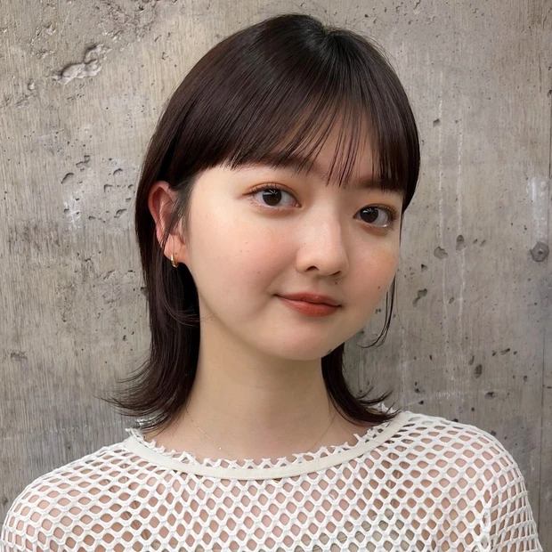 【外ハネワンカール】ワイドバング×ワンカールで大人かわいい外ハネボブが完成