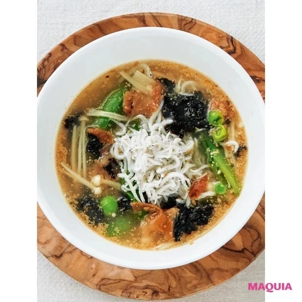 夏バテ解消におすすめ！ Atsushiさんの簡単レシピ６選_しらすと梅のスープ