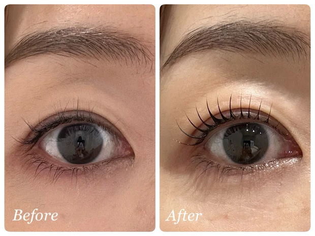 ラッシュリフトかけました。前回のパリジェンヌとも比較_1