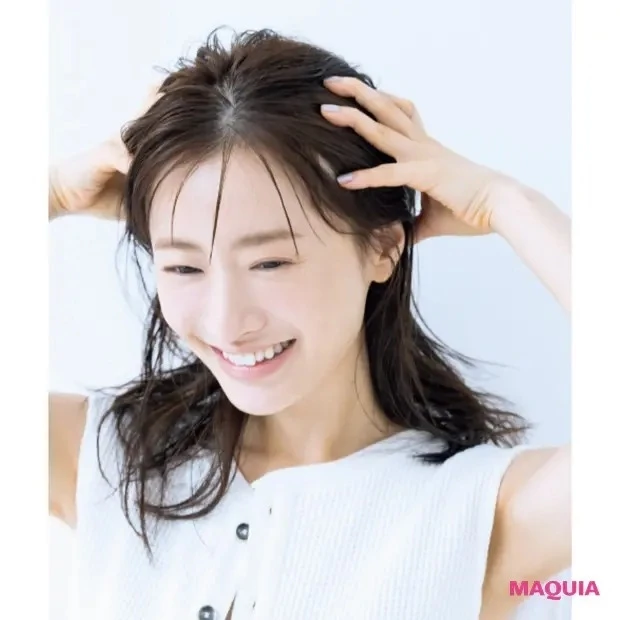 【松本まりかさんのお風呂時間】とにかく香りがいいので、大きく深呼吸して香りを感じながら洗うように。