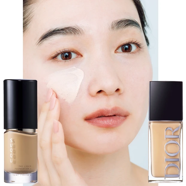 【多幸感メイクにおすすめのハリツヤ系ファンデーション】塗り方も重要！最新HOWTOをチェック