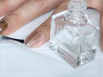 【100均活用】まるでジェル!?簡単ブラウンニュアンスネイル!!_4