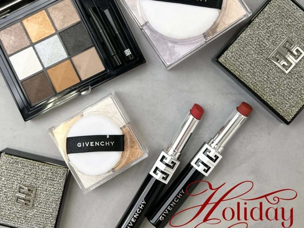 パルファム ジバンシイのコフレ第一弾をスウォッチ！ 人気パウダーの限定色も登場【クリスマスコフレ2025】