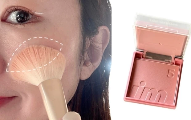 【今日のメイク】今年の干支（うさぎメイク）に挑戦！韓国コスメ・プチプラアイテムを使ったやり方。愛され系ピンクメイクを紹介します。【2023卯年】_4_2