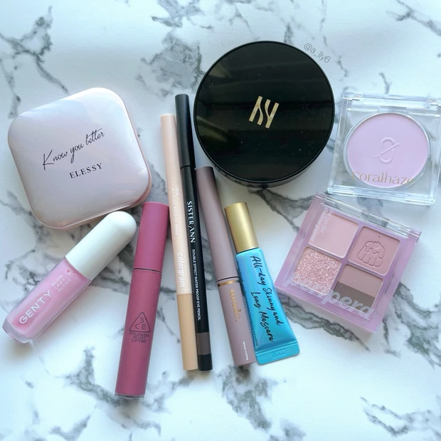 【今日のコスメ】ほぼ韓国コスメ！アラサーこだわりのピンクメイク動画🩷´- _2