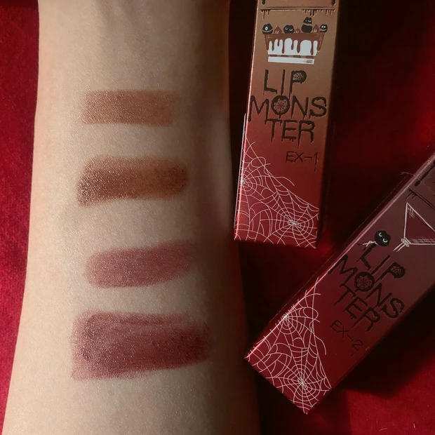 KATE リップモンスター限定色はダークで海外コスメ好きに刺さる「EX-1焦がした茶葉の余韻」「EX-2 501年熟成ワイン煮」【穴場探し】_2_1