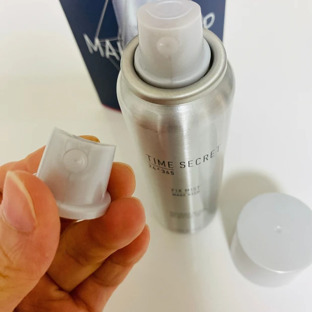 プチプラで高コスパ◎マスクにもつきにくい！化粧崩れ防止スプレー【タイムシークレット フィックスミスト】(ミスト有・無 比較画像あり）_7_2