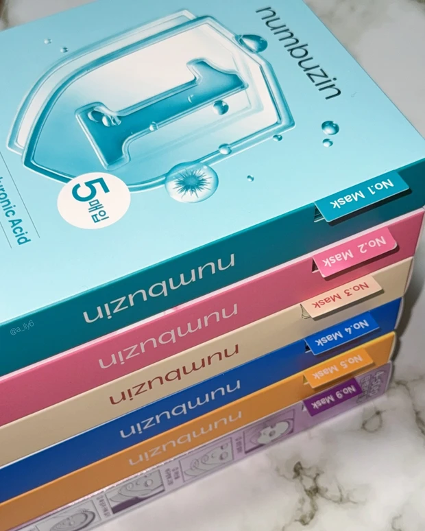 ナンバーズイン numbuzin 韓国 スキンケア シート マスク パック 番号 1番 2番 3番 4番 5番 9番