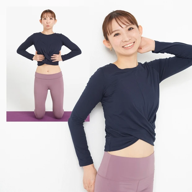 13kg痩せた廣田なおさんが教える究極の“ながら”痩せ！ 美くびれが叶う、あばらを締める呼吸法