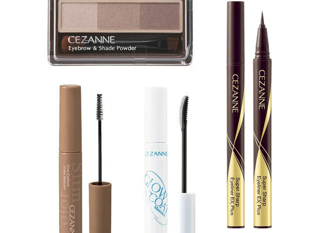 セザンヌの新作アイメイクアイテムをご紹介！ 抜け感眉コスメ＆進化系アイライナーに注目
