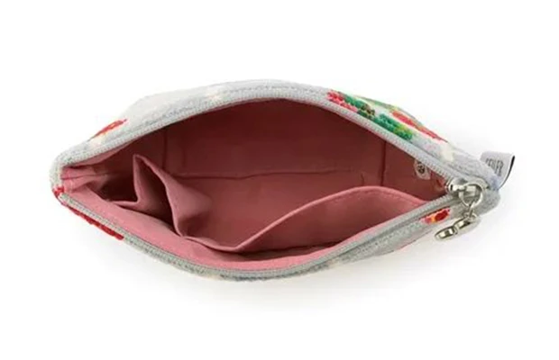 春の新作ポーチ フェイラー 花柄 内側