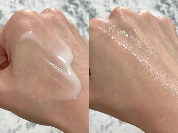 「イハダ 薬用クリアエマルジョン」テクスチャー