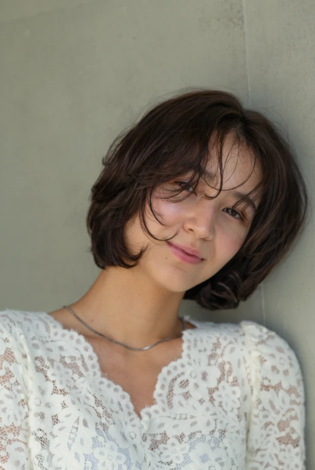 開運ヘア 2026年　髪型　ショートボブ　ボブヘア　暗髪　小顔ヘア　正面　MUKU　佐脇正徳