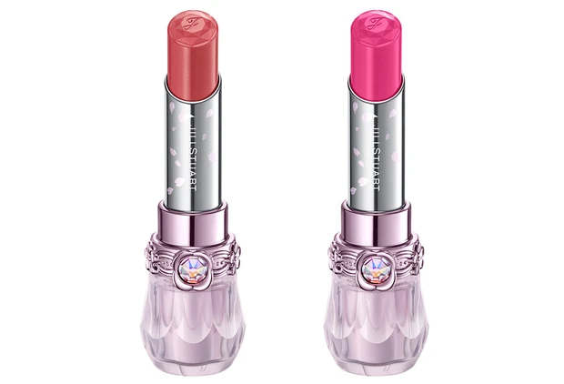 桜コスメ 2026 ジルスチュアート サクラブーケ　リップブロッサム グロウ　10 sakura ribbon 114 sakura morning dew