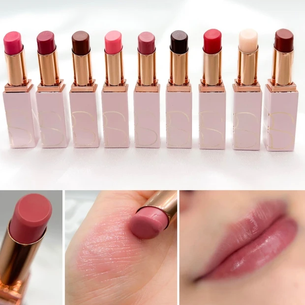 【NARS新作】ピュアにとろける贅沢ツヤリップ「アフターグロー リップバーム N」全9色を全色スウォ…