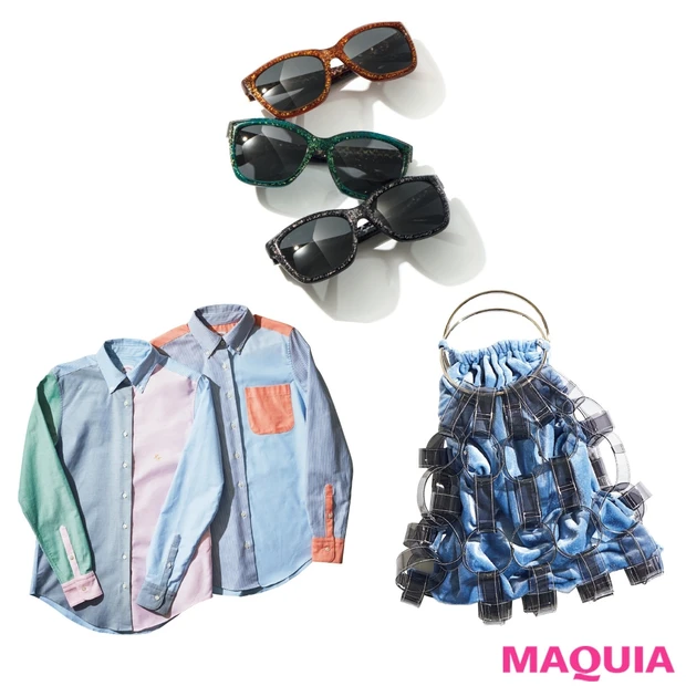 サングラス、バッグetc. トレンドの最新ファッションアイテムをまとめて…