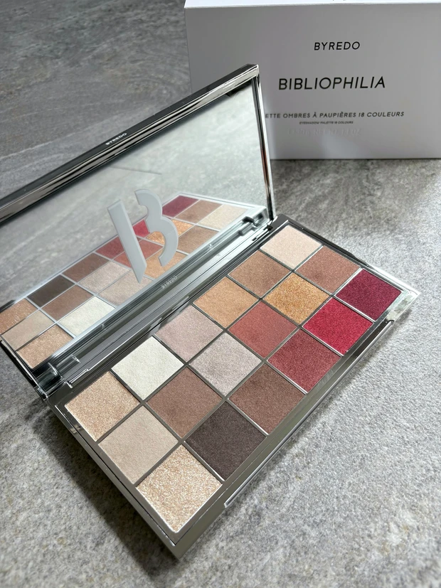 バイレード アイシャドウ ビブリオフィリア アイシャドウ パレット 新作 新色 Byredo スウォッチ