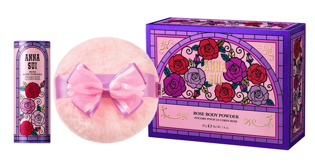 アナ スイクリスマスコフレ2025_アナ スイ ローズ ボディパウダー