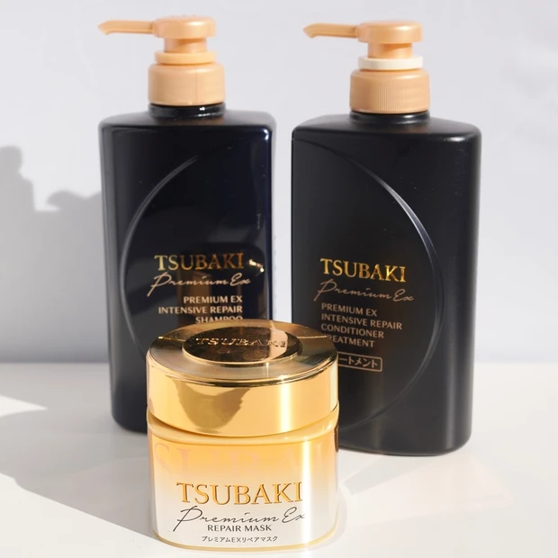 TSUBAKIの新作は黒いパッケージが印象的な「黒TSUBAKI」！金のヘアマスクと合わせて徹底ダメージケア