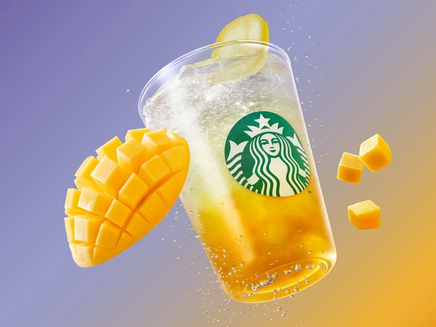 スターバックス チラックス ソーダ マンゴー ドリンク スタバ