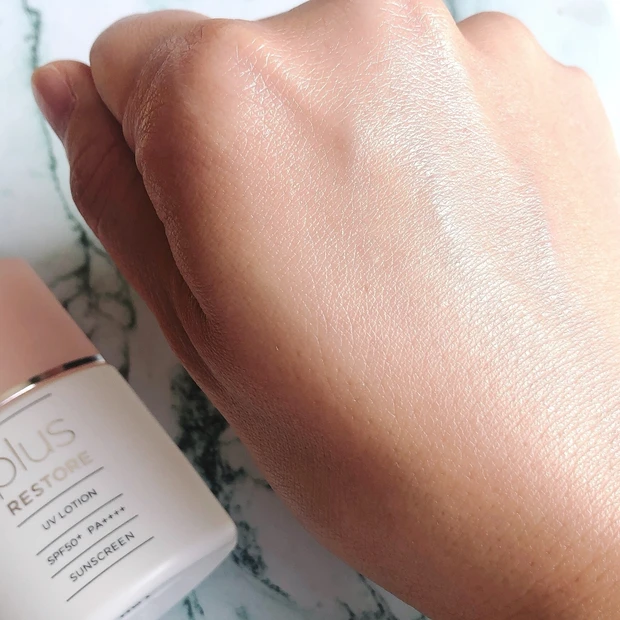 プラスリストア UVローション　テクスチャー③