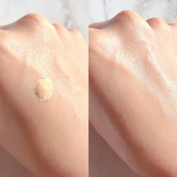  RMK スキンティント モイストヴェール 01のスウォッチ