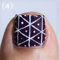 浴衣にも合う！ 大人テイストな和柄ネイル【ギ☆のセルフネイル手本帖】_4_1