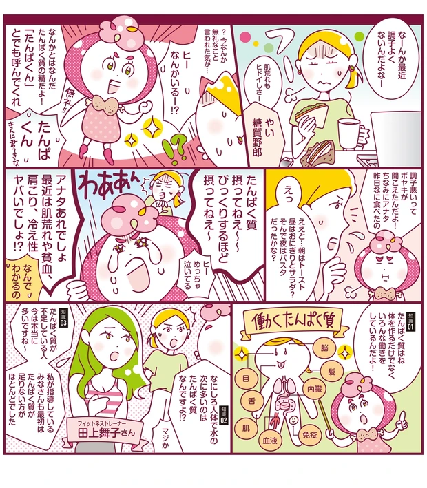 たんぱく質の知識を深めよう