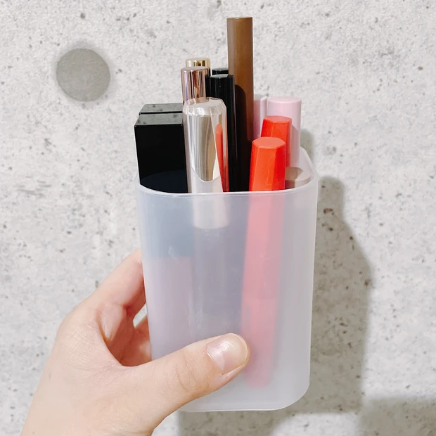 【誰でも簡単にコスメ収納】100均･無印良品･ニトリで買える収納グッズをフル活用！一軍ポーチも紹介☆_8_2