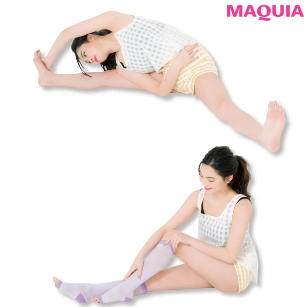 モデルが撮影前日に実践する美脚術