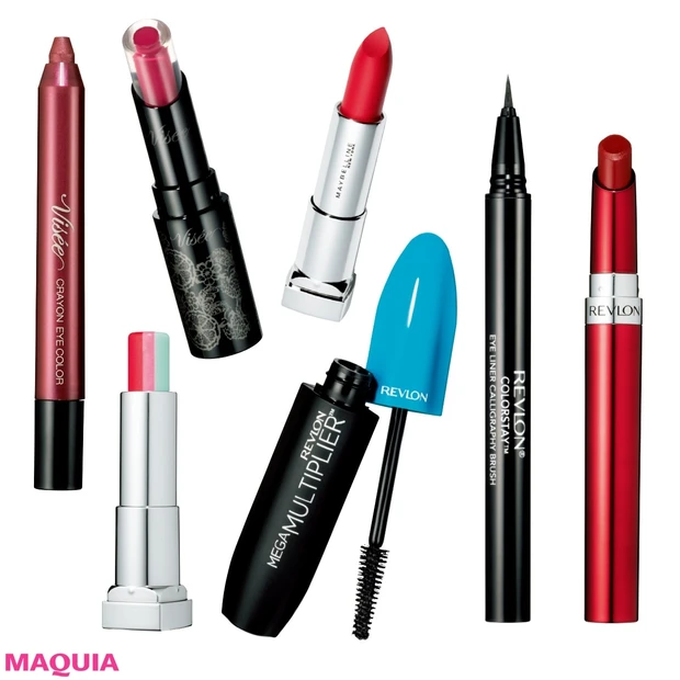 コスパ最強！ カラフル＆高機能なヴィセ、メイベリン、レブロンの秋新色をチ…