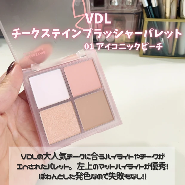 VDL チークステインブラッシャーパレット