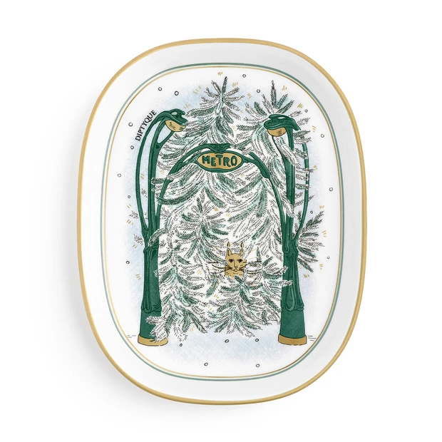 ディプティック オーバルトレイ -ナイト オブ ワックス アンド ゴールド