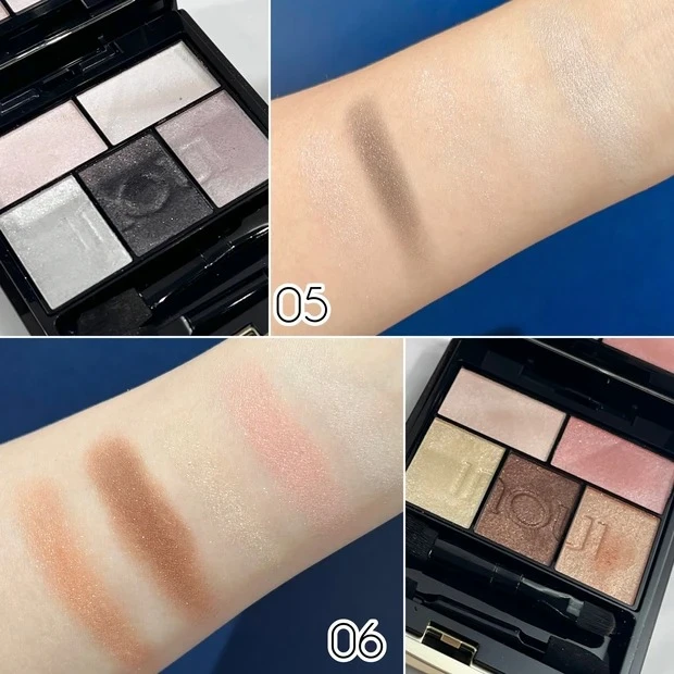 2024年夏新色アイシャドウ_インウイ アイズ 05/06_スウォッチ