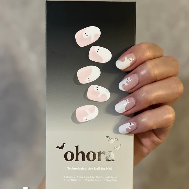 ハロウィンネイルはこれで決まり！ohoraからオフィスにもOKなおばけネイルが登場！