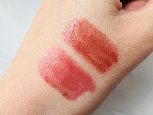 KATE のリップモンスター ツヤバースのスウォッチ