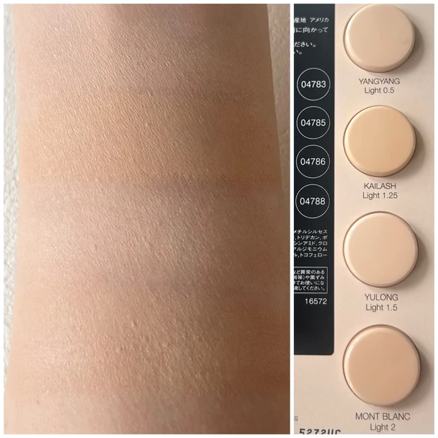 ナチュラル ロングウェア ファンデーション スウォッチ