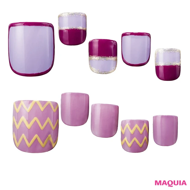 ポップにもレディにも仕上がる！ トレンドカラー“ライラック”が主役のネイ…