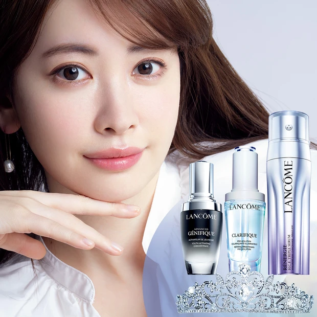ランコム３冠王美容液が美肌のパートナー、こじはる肌のつくり方