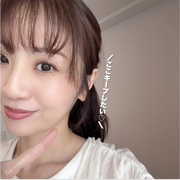 顔周りの毛のニュアンス スタイリング