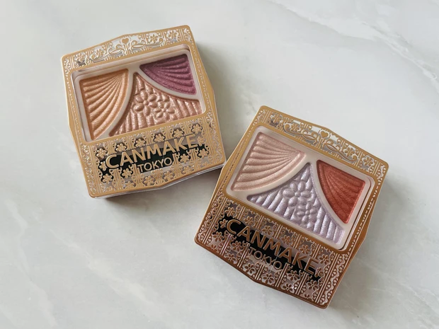 新色コスメスウォッチ!【CANMAKE(キャンメイク)】のジューシーピュアアイズの新色をレビュー♪イエベが使えるパープルとブルベが使えるオレンジって?_7