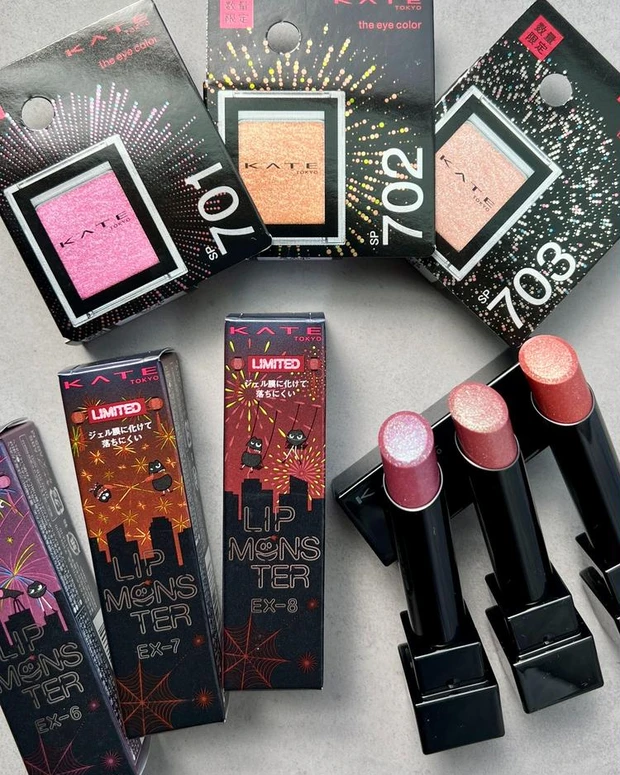 【3位】ケイト「リップモンスター」限定色をスウォッチ! 花火のようにきらめく全3色は5月発売