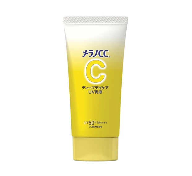 メラノCC ディープデイケアUV乳液 50g SPF50+・PA++++ ¥1210(編集部調べ)ロート製薬