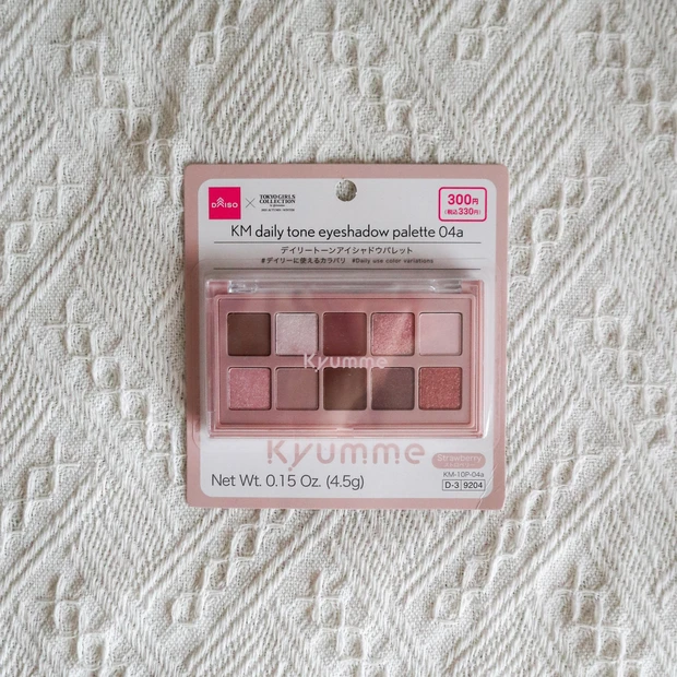 Kyumme デイリートーンアイシャドウパレット 04a ストロベリー