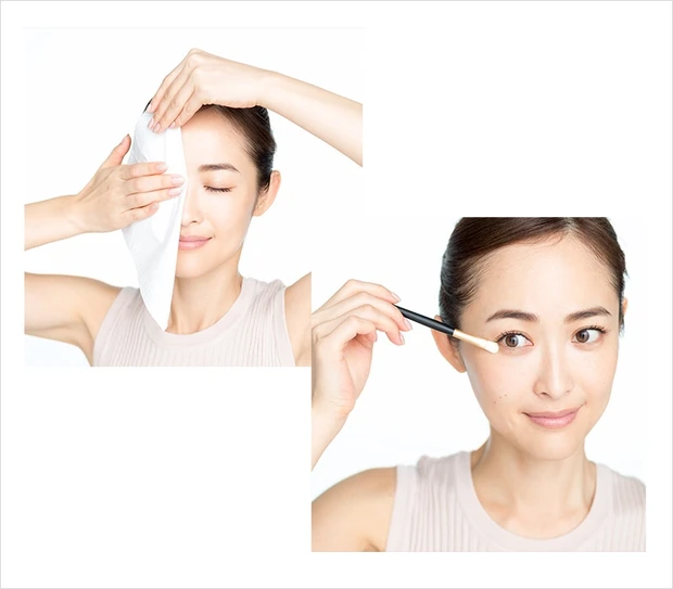 Q4.朝アイクリームを塗ると、メイクがヨレます……