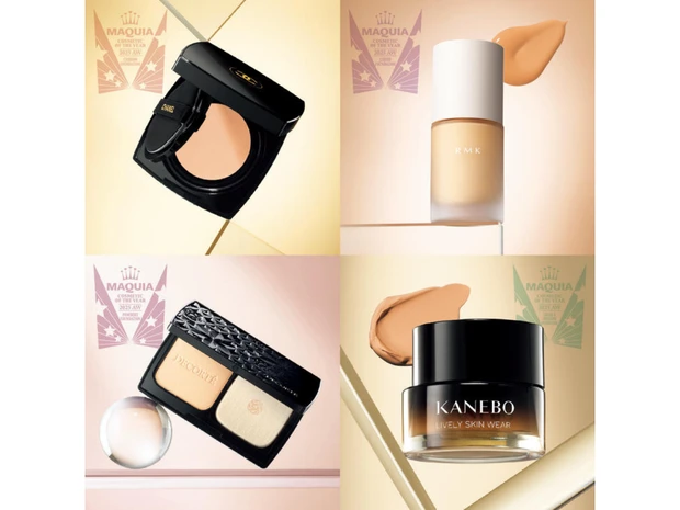ファンデーション部門16選！リキッド、クッション、パウダリー…今期の名品揃い【MAQUIAベストコスメ2025下半期】
