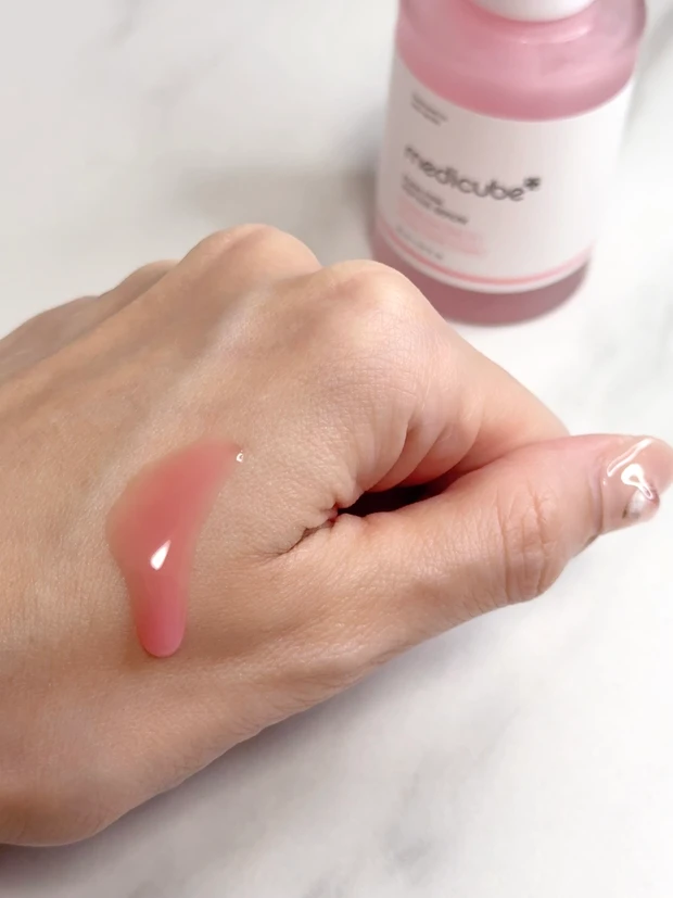 medicube／PDRNピンクアンプル　テクスチャー