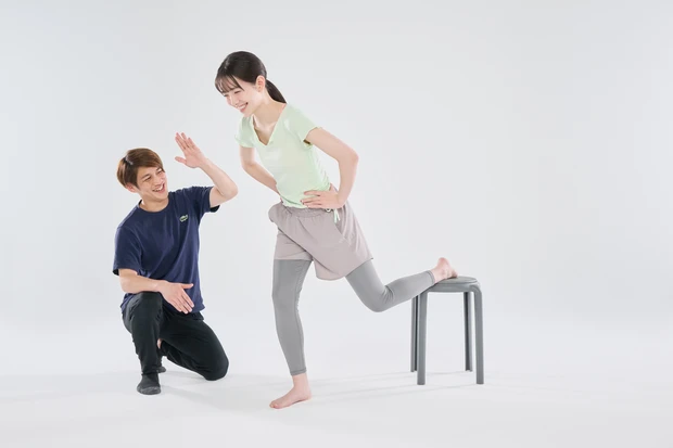 桜井えま 玉置達彦 トレーニング様子