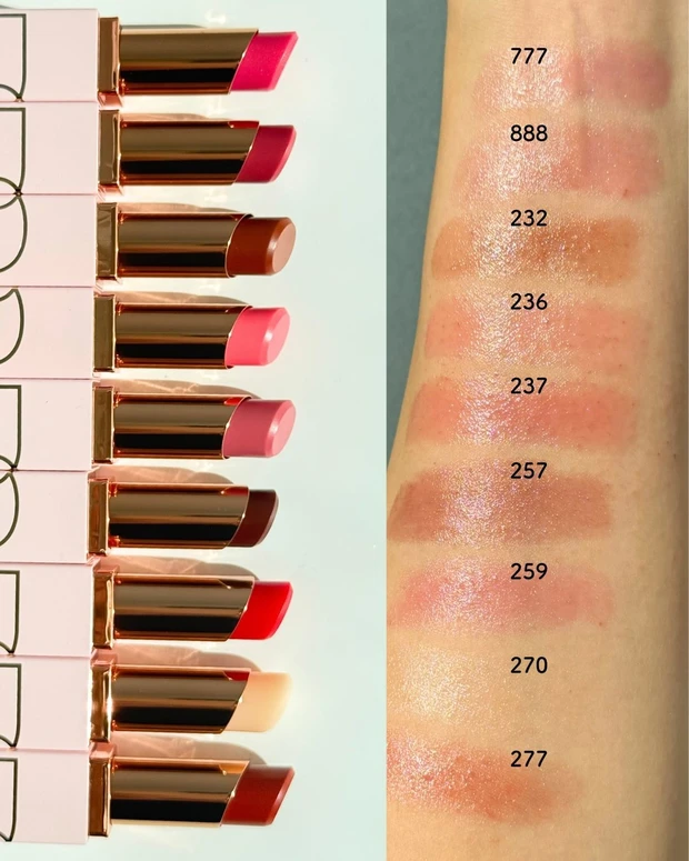 NARS アフターグロー リップバーム N スウォッチ